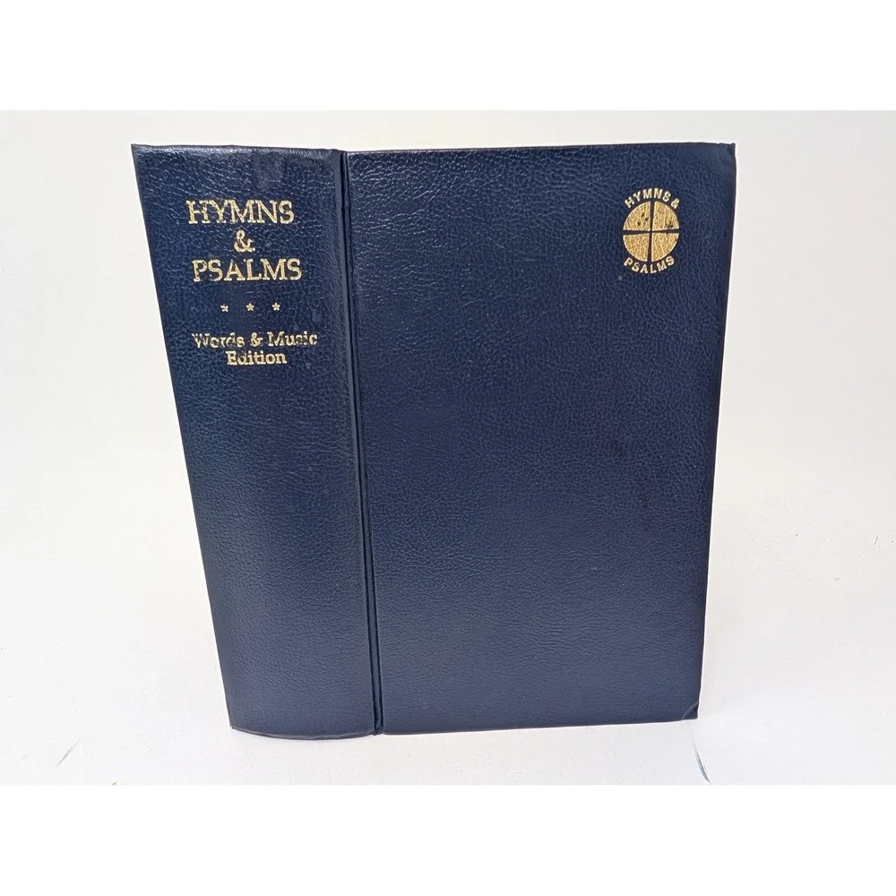Vintage 1983 Hymns & Psalms Words & Music Blue Hardcover Methodist Publishing